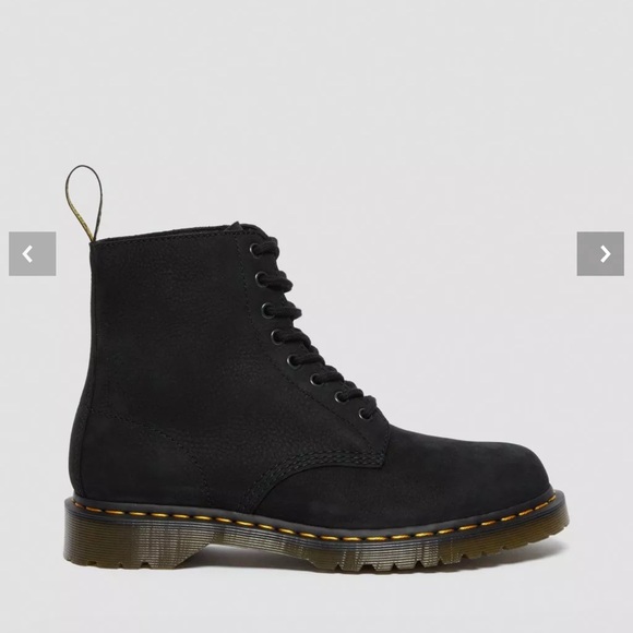 Dr. Martens 1460 PASCAL NUBUCK LEATHER LACE UP BOOTS Black 43 EU/11 US L/10 US M - Picture 10 of 12